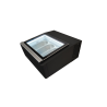 Black Countertop Ice Cream Display Freezer - Static - 3 x 5 L - CombiSteel