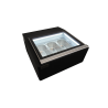 Black Countertop Ice Cream Display Freezer - Static - 3 x 5 L - CombiSteel