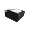 Black Countertop Ice Cream Display - Static - 3 x 5 L - Customer Side - CombiSteel