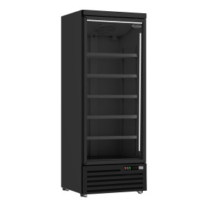 Positive Refrigerated Display Case 1 Black Door - 600 L | CombiSteel