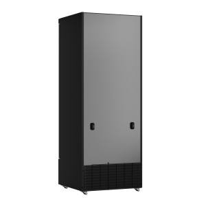 Vitrine Réfrigérée Positive 1 Porte Noire - 600 L | CombiSteel