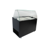 Black Ice Cream Display Case - 8 x 5 L | CombiSteel | Catering Equipment