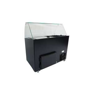 Black Ice Cream Display Case - 8 x 5 L | CombiSteel | Catering Equipment