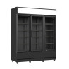 Refrigerated display case for drinks 3 doors Black 1065 L CombiSteel