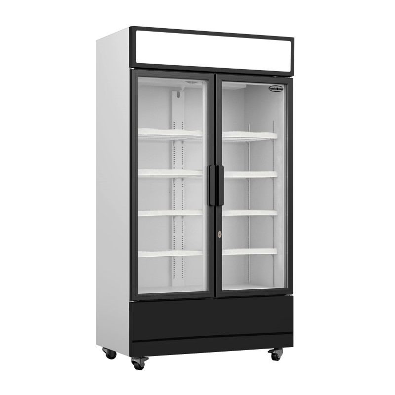 Getränkekühlschrank mit 2 Glastüren 670 L CombiSteel - Professioneller Kühlschrank