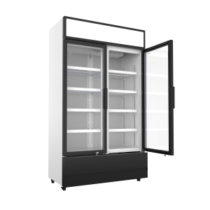 Koelvitrine voor Dranken 2 Glazen Deuren 670 L CombiSteel - Professionele Koelkast