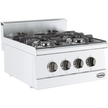 Vrijstaande fornuis 4 branders - 13000 W CombiSteel: Prestaties koken en modern design