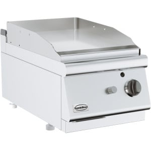 Chroom gladde gas grillplaat 6500 W - Professionele keuken CombiSteel