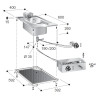 Friteuse Électrique Encastrable 10 L - CombiSteel : Performante et Pratique