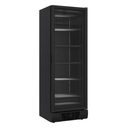 Black Negative Refrigerated Cabinet - Glass Door - 382L - CombiSteel