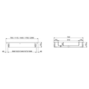 Drop-in schilferijsmachine - 4/1 CombiSteel: Koeling en Buffetinrichting