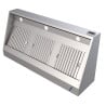 Complete Professional Wall-Mounted Hood - AISI 430 Stainless Steel - LED and Dimmer