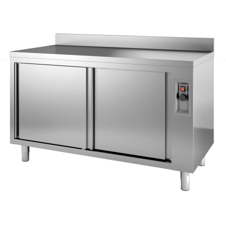 2-Door Warming Cabinet - High-Performance Stainless Steel Furniture