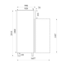 Armoire Pâtissière Inox 737L CombiSteel - Conservation Professionnelle