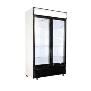 Positieve Koelkastkast - 2 Glazen Deuren - 780 L - CombiSteel