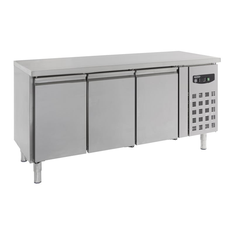 Positive Refrigerated Table 3 Doors CombiSteel - Stainless Steel, 386 L