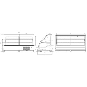 Refrigerated Display Case - 201 L - CombiSteel