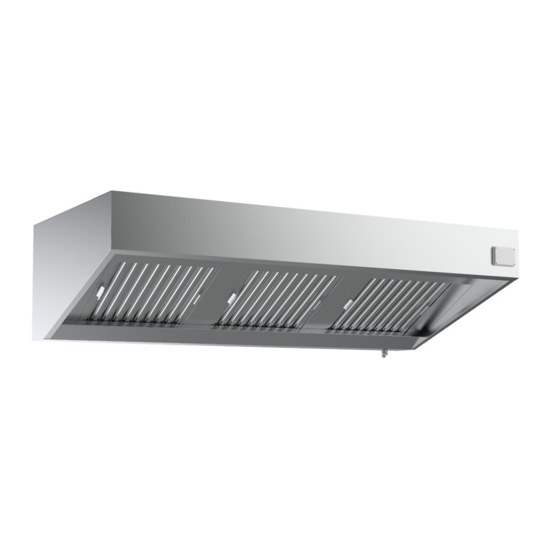 Hotte Murale Complète 1200mm Avec Moteur LED Variateur - CombiSteel