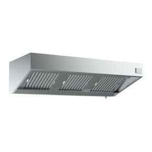 Complete Wall Hood Combisteel with Motor and LED - Professional Extraction