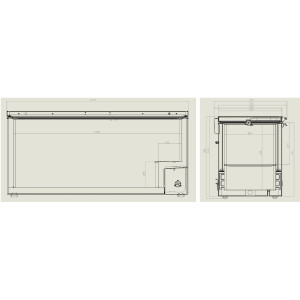 RVS Vrieskist - 572 L CombiSteel: Professionele Voedselopslag