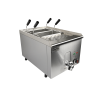 Pasta Cooker - 23 L - 2 Baskets - CombiSteel: Fast and Efficient