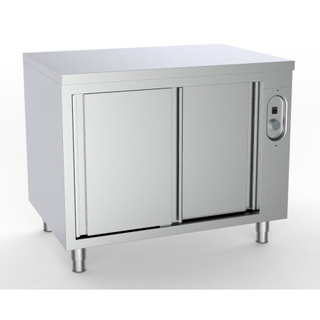 Armoire Chauffante Inox 2 Portes Coulissantes - L1400 x P700 mm CombiSteel