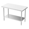 Cutting Table with Removable Shelf - CombiSteel 1200x700 mm