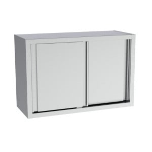 Armoire Murale Portes Coulissantes - Inox 1600x400mm | CombiSteel