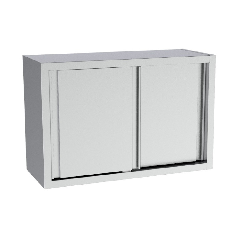 Wandkast met Schuifdeuren - L 1600 x D 400 mm - CombiSteel