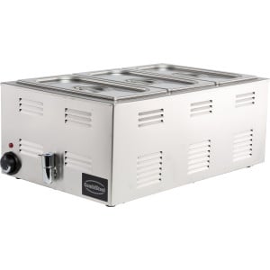 Bain-Marie mit Ablasshahn - GN 1/1 | CombiSteel: Gleichmäßige und zuverlässige Erwärmung