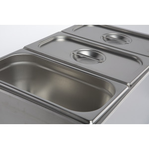 Bain-Marie met Aftapkraan - GN 1/1 | CombiSteel: Homogene en betrouwbare verwarming