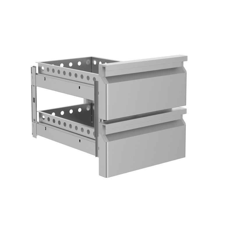 Block 2 Drawers CombiSteel - Optimize your workspace