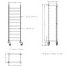 GN 1/1 afruimwagen CombiSteel - Praktisch en robuust