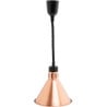 Lampe chauffante conique bronze - Combisteel: puissance 250W.