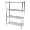 4-Level Detachable Shelf - L 1200 x D 500 mm - CombiSteel