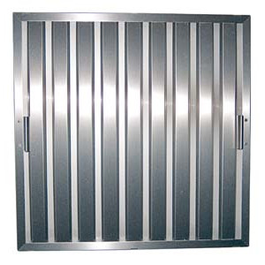 Lamellenfilter voor Afzuigkap - 480 x 450 mm - CombiSteel
