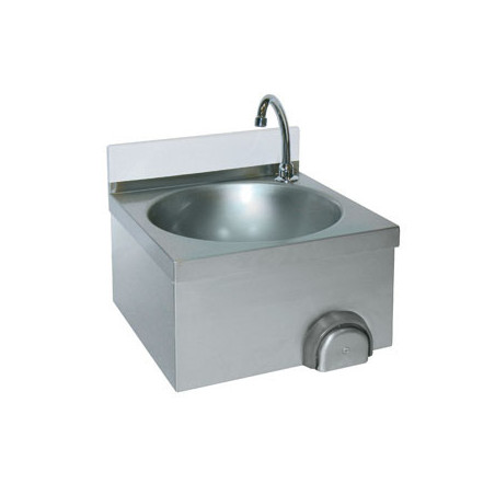 Professional hands-free operated hand wash basin - Combisteel, robust stainless steel