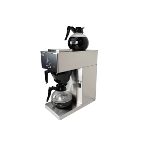 Machine à Café CombiSteel avec 2 Verseuses - 1,8 L | Professionnelle en Acier Inoxydable