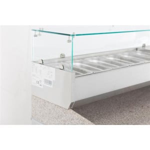 Refrigerated Saladette to Place - 8 GN 1/3 - CombiSteel: Ideal for catering