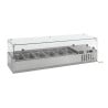 Refrigerated Saladette to Place - 10 GN 1/4 CombiSteel