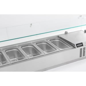 Saladette Réfrigérée à Poser 6 GN 1/4 Inox CombiSteel - Préservez vos aliments frais