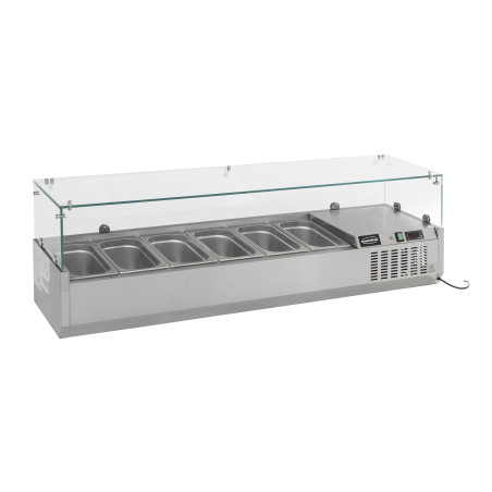 Koelwerkbank Saladette - 8 GN 1/4