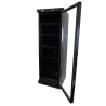 Black Glass Door Beverage Refrigerated Cabinet - 382 L