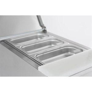 Gekoelde Saladette met 1 Deur - 109 L - 3 GN 1/1 Bakken