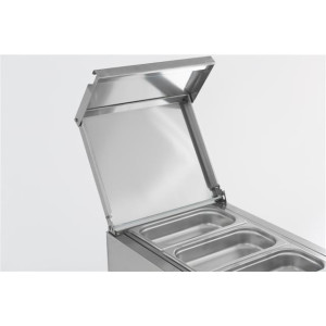 Gekoelde Saladette met 1 Deur - 109 L - 3 GN 1/1 Bakken