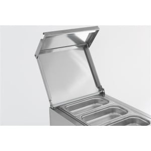 Saladette Koelkast 1 Deur 109 L - CombiSteel | Professionele prestaties