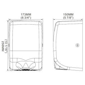 Automatic Hand Dryer Stainless Steel CombiSteel | Electric and Professional