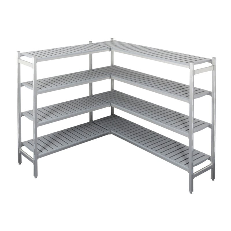 Hoekrek voor Koelcel 1500 x 2400 x 2010 mm - L 1235 x D 450 mm - CombiSteel