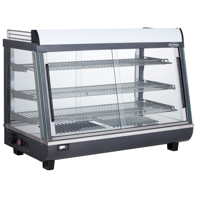 Heated Display Case CombiSteel - 136L | Keeps warm & effective presentation