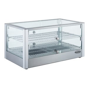 Vitrine Chauffante 80L en Acier Inoxydable - CombiSteel